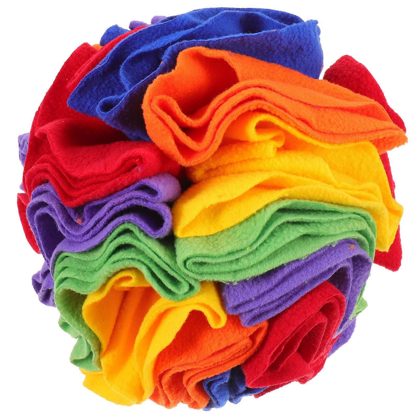 Machine Washable Dog Feeding Toy Sniff Ball 20X20cm 1Pack