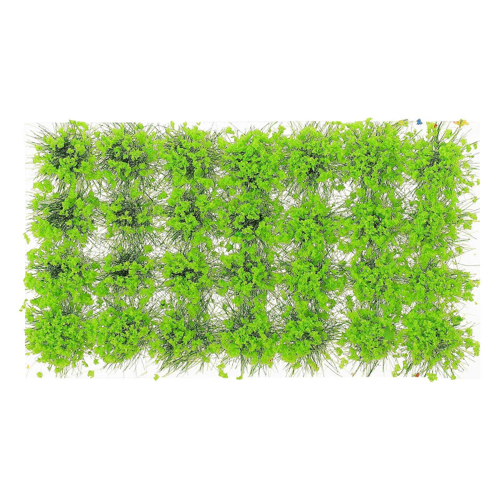 Artificial Flower Tuft Green Miniature Model Railway Layouts 12.5X6CM 1 Set