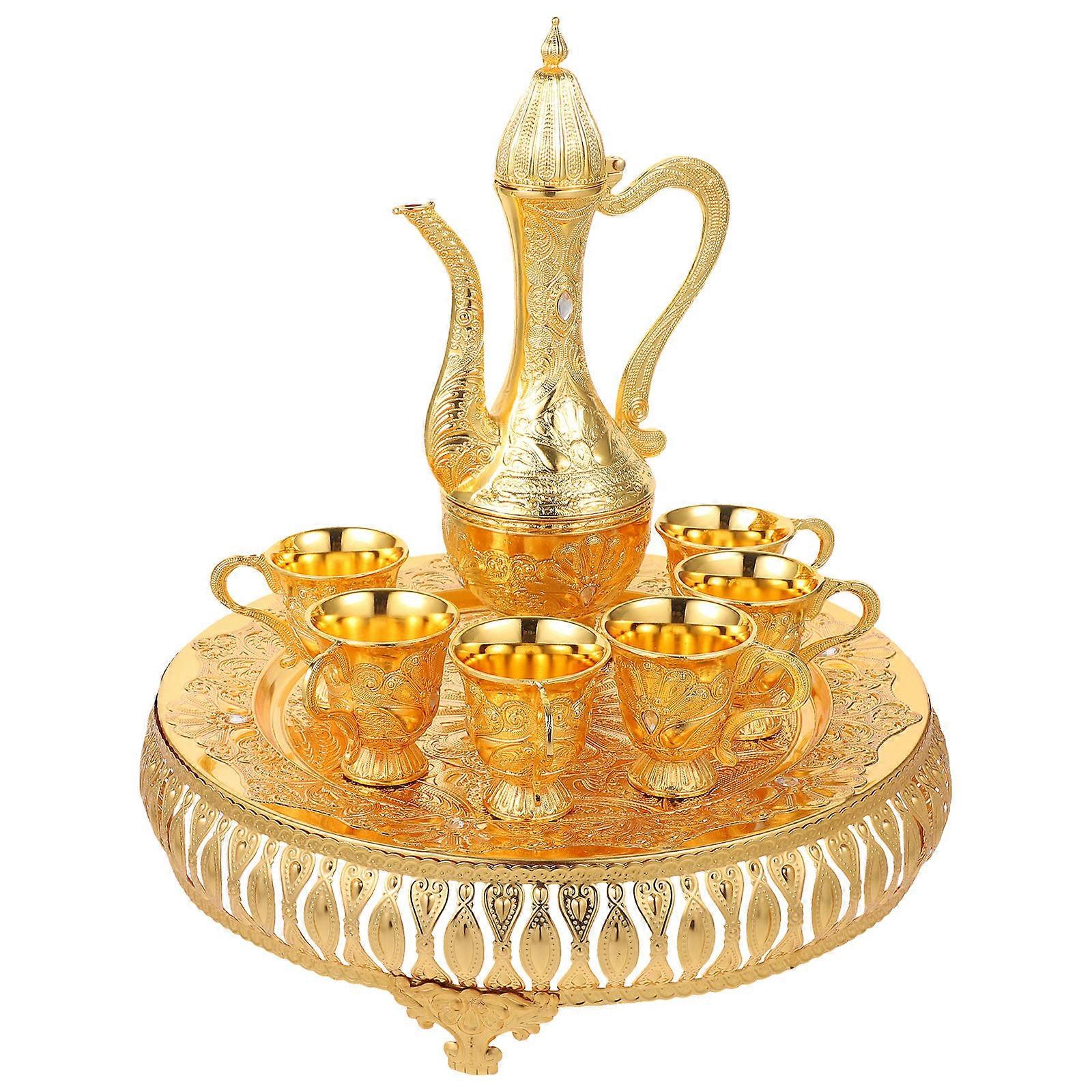 Here's a polished and engaging product description for your **Vintage Style Wine Pot Set**:
### **Vintage Style Wine Pot Set – Complete with