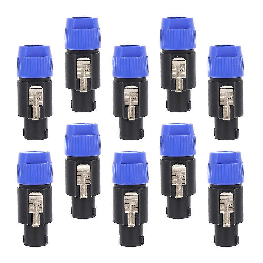 Speaker Plug Set for Audio Connectors Adapter with High Connection Reliability Assorted Color
