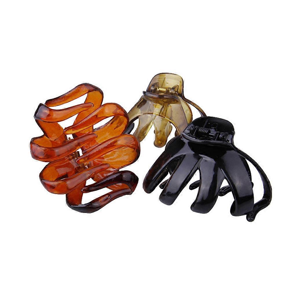 Octopus Pattern Hair Clip Set of 6pcs Perfect for Thick or Thin Hair Lightweight Material