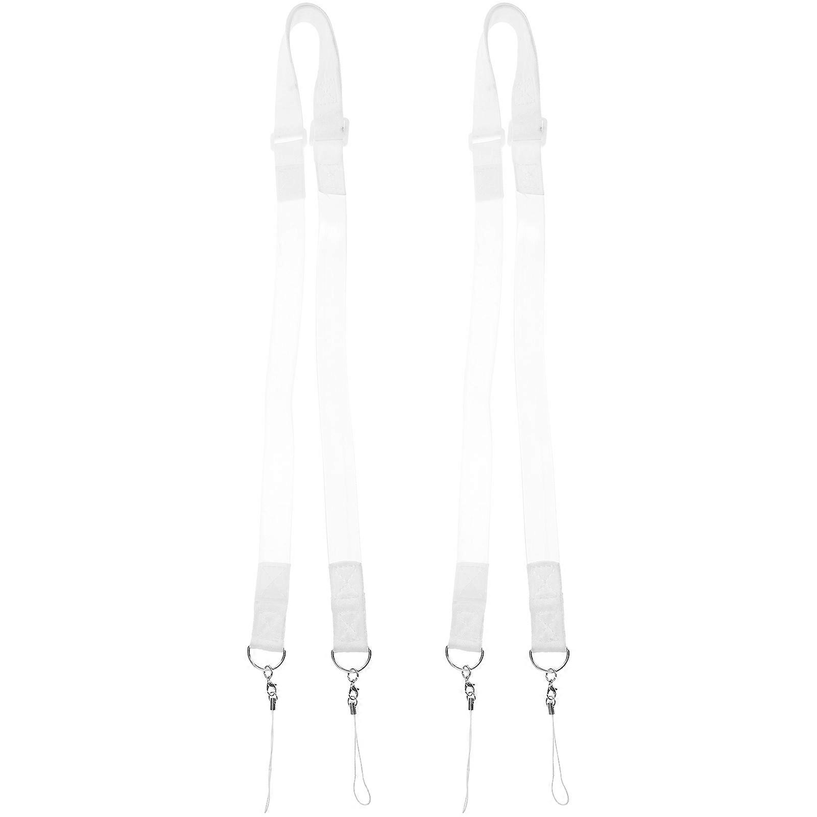 Adjustable Silicone Lanyard for ID Cards, Name Tags, Cameras Durable Neck Strap for Versatile Use