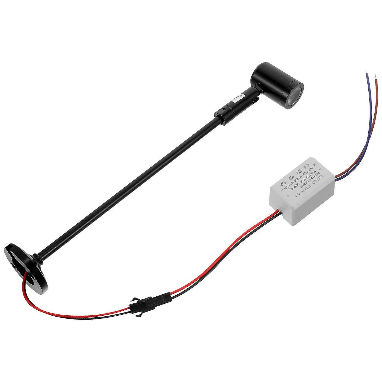 LED Cabinet Spotlight Mini Size Round Base Light Concentration Design For Jewelry Display 1Set