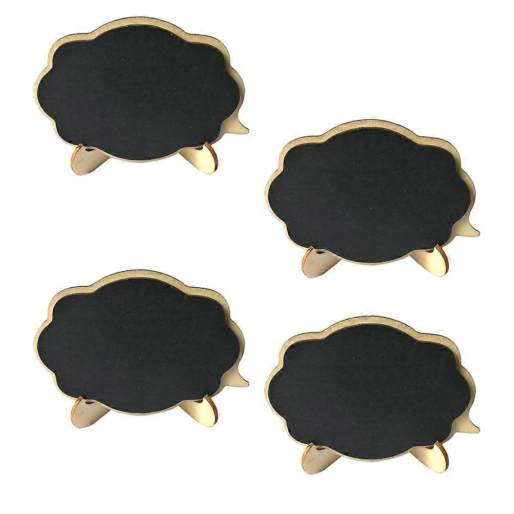 Decorative Small Message Board Signs For Kids Crafts And Events Featuring Narrow Wood Trim 10Pack