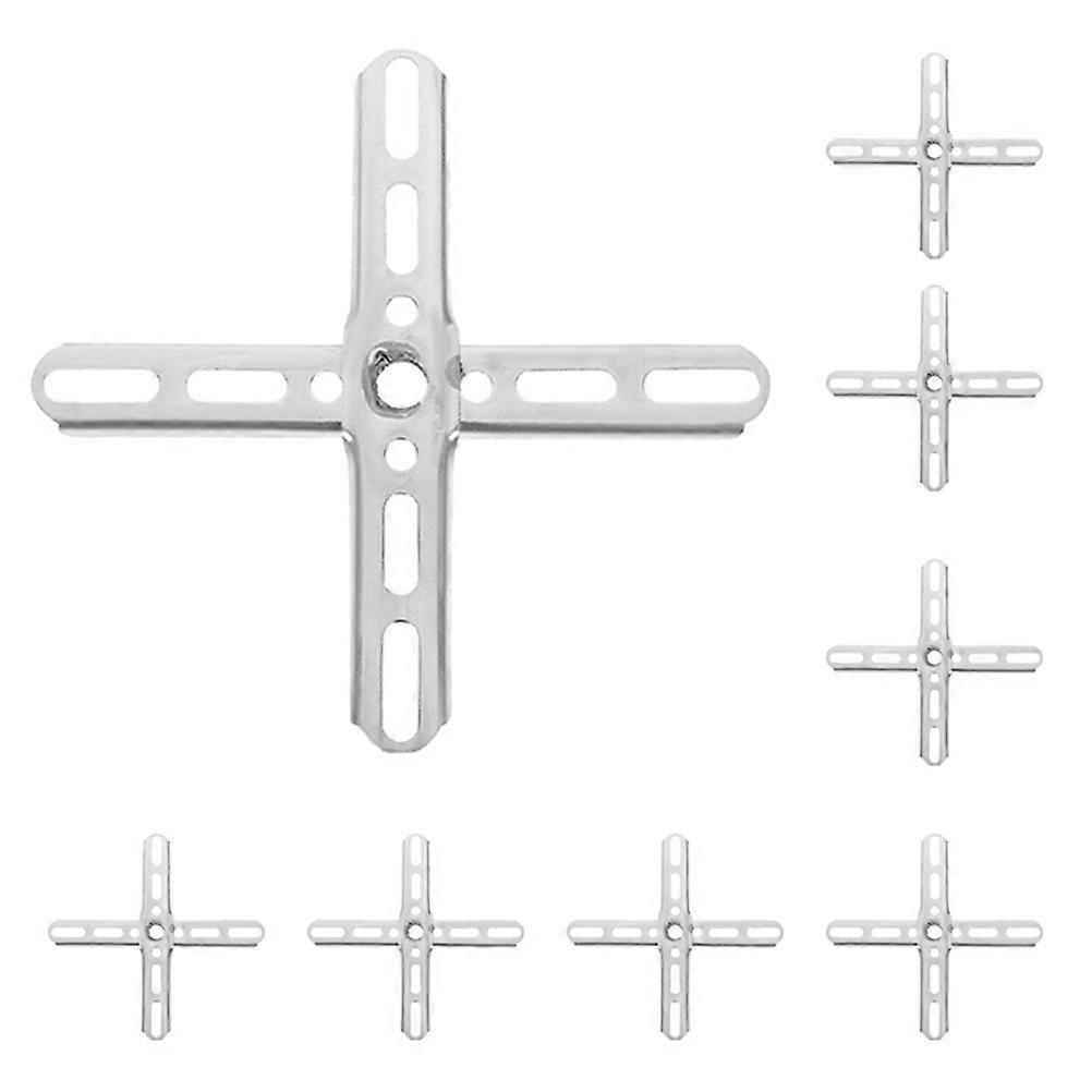 Practical Iron Ceiling Lamp Mounting Bracket for Lamp Silver Color 8 Pieces