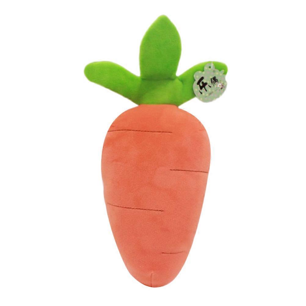 Adorable Plush Radish Toy for Kids of Plush and PP Cotton Orange 32cm