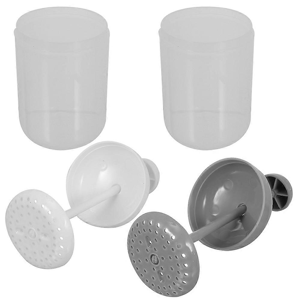 2Pcs Facial Cleaning Bubbler For Women Travel Use Assorted Color Effective Foaming Tool