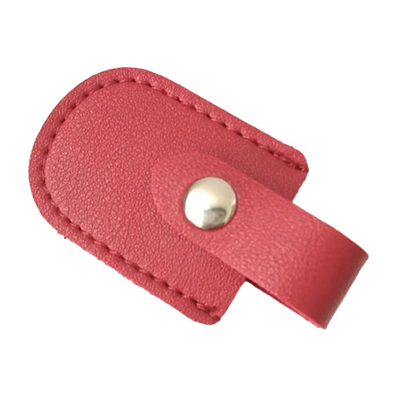 Scissor Bags Red, Leather Sheaths for Scissors, Flexible Scissor Bowl Accessories, Compatible with Various Scissors