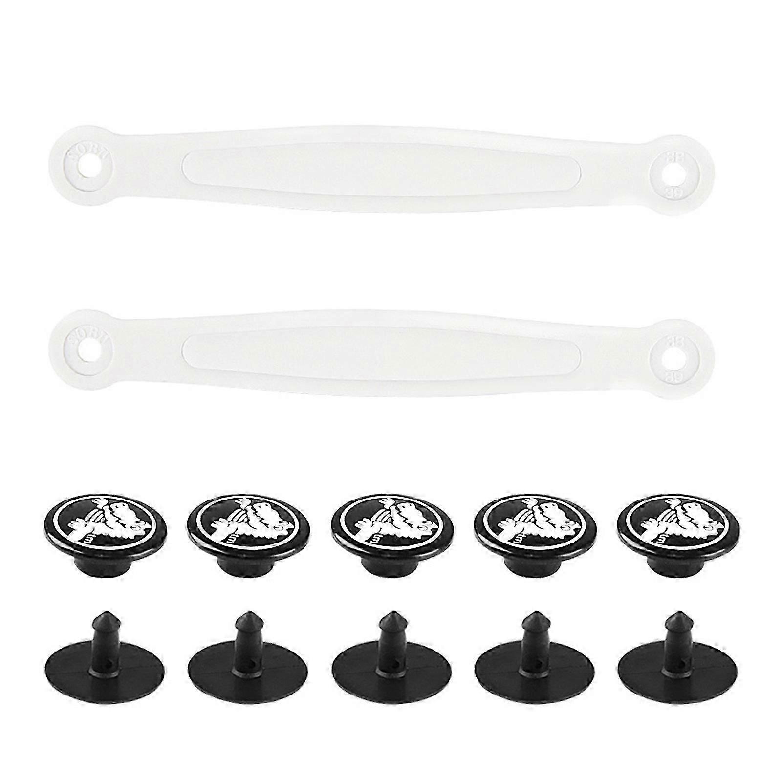 Clogs Heel Straps Heel Band with Rivets Replacement Part PVC Clogs Straps For Men and Women Clogs Sandals Beach Shoe