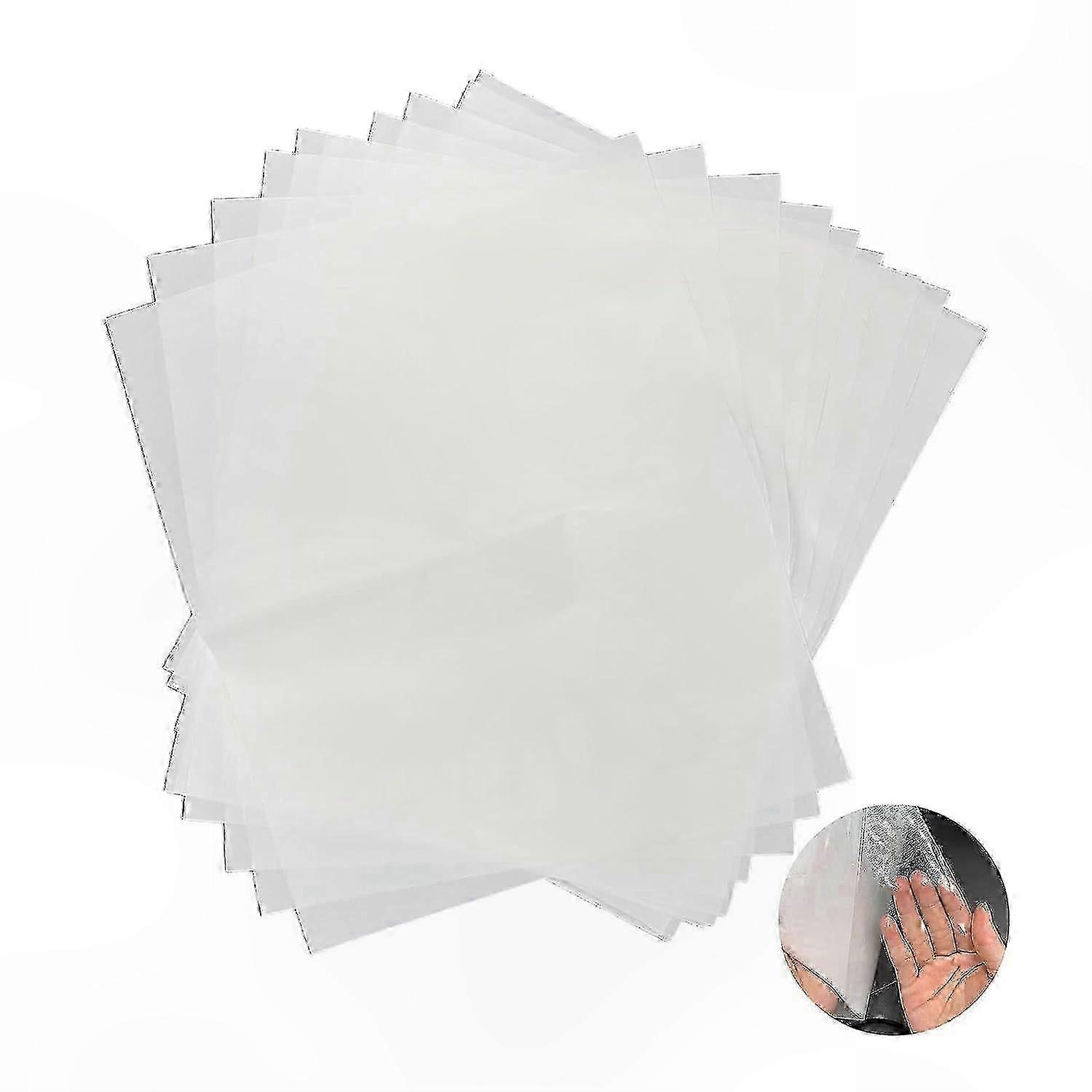Fabric Fusion Sheets - 10 Pack Iron-On Adhesive for No-Sew Crafting Projects