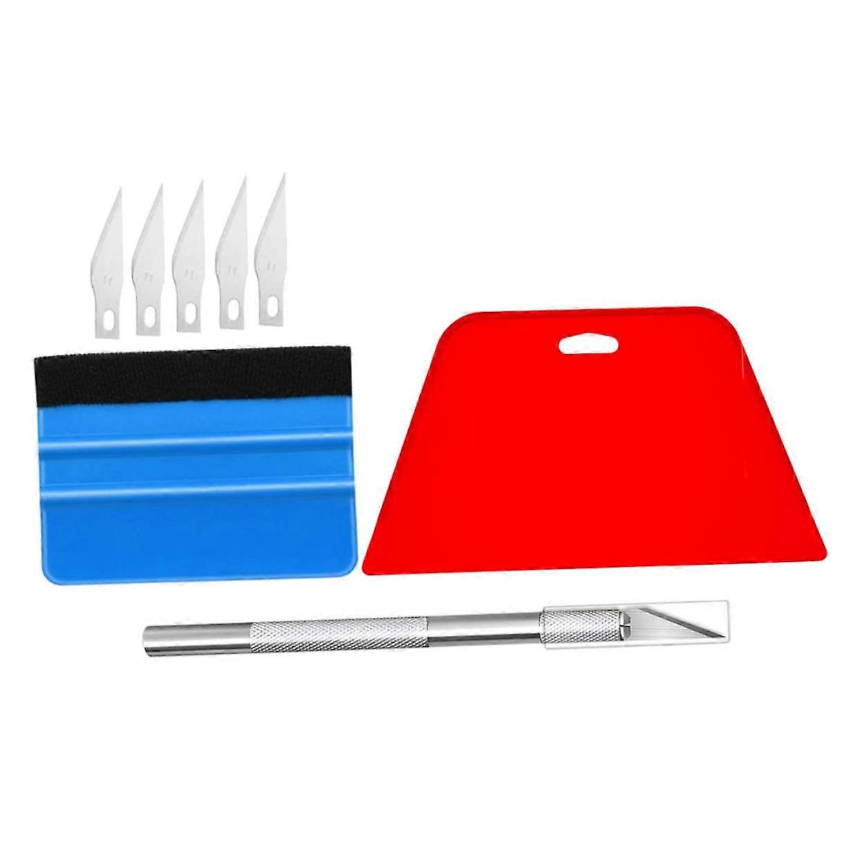 1 set of window film application tools, automotive tinting tool kit, vinyl car window tinting set, vehicle wrapping kit, aluminum alloy.