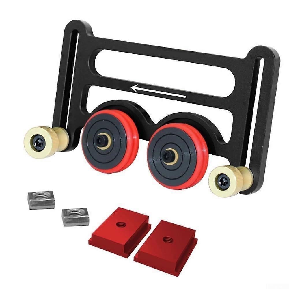 Lagerrollenzufhrung Roller feeder
AluminiumHolzbearbeitung Router
17.7 x 10.4 cm feed dispenser for carpentry
Standard Ttrack