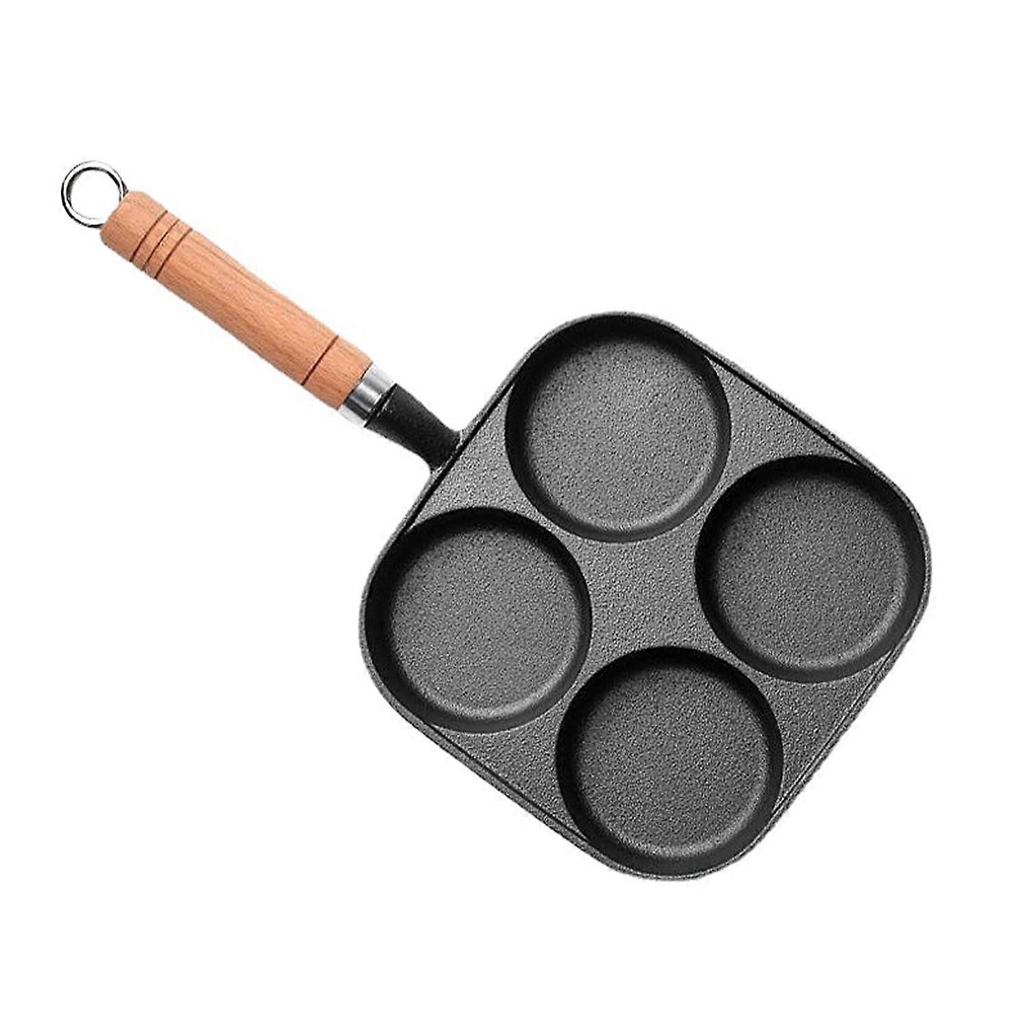 Egg Frying Pan, 4-Cup Nonstick Skillet for Gas & Induction Stoves, Ideal for Eggs, Pancakes, Crepes, and Plett
