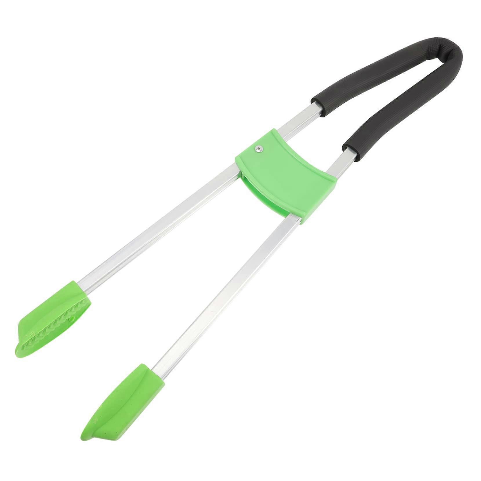 Picker Upper Gripper Reusable Tongs Kitchen Trash Can Collapsible Aluminum Alloy Waste Collector Tool