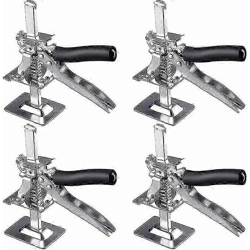 1 pcs Tile Height Adjuster, Manual Lifting Positioner, Wall Tile Level, Top Height Device (Color : Black)