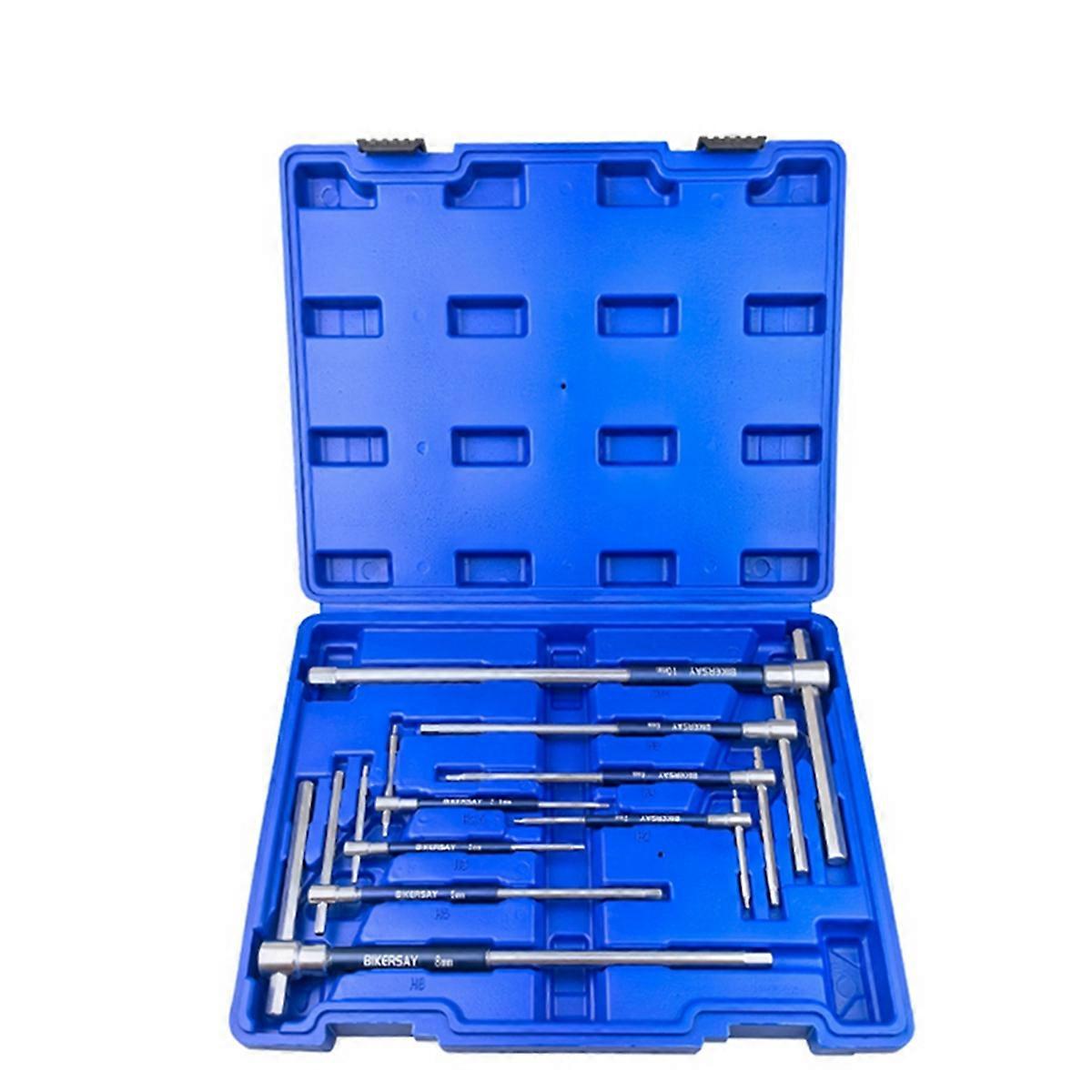 -Type Hex Torque Wrench Hand Repair Tools Rotating Hexagonal Sliding Rod Screwdrivers