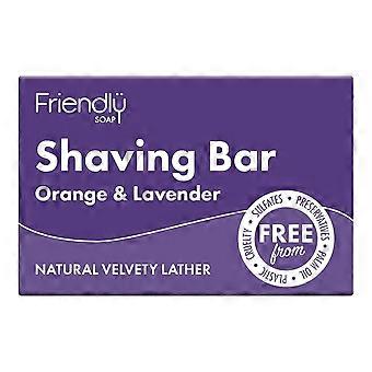 Friendly Soap Shaving Bar - Orange & Lavender 95g - 3 Pack