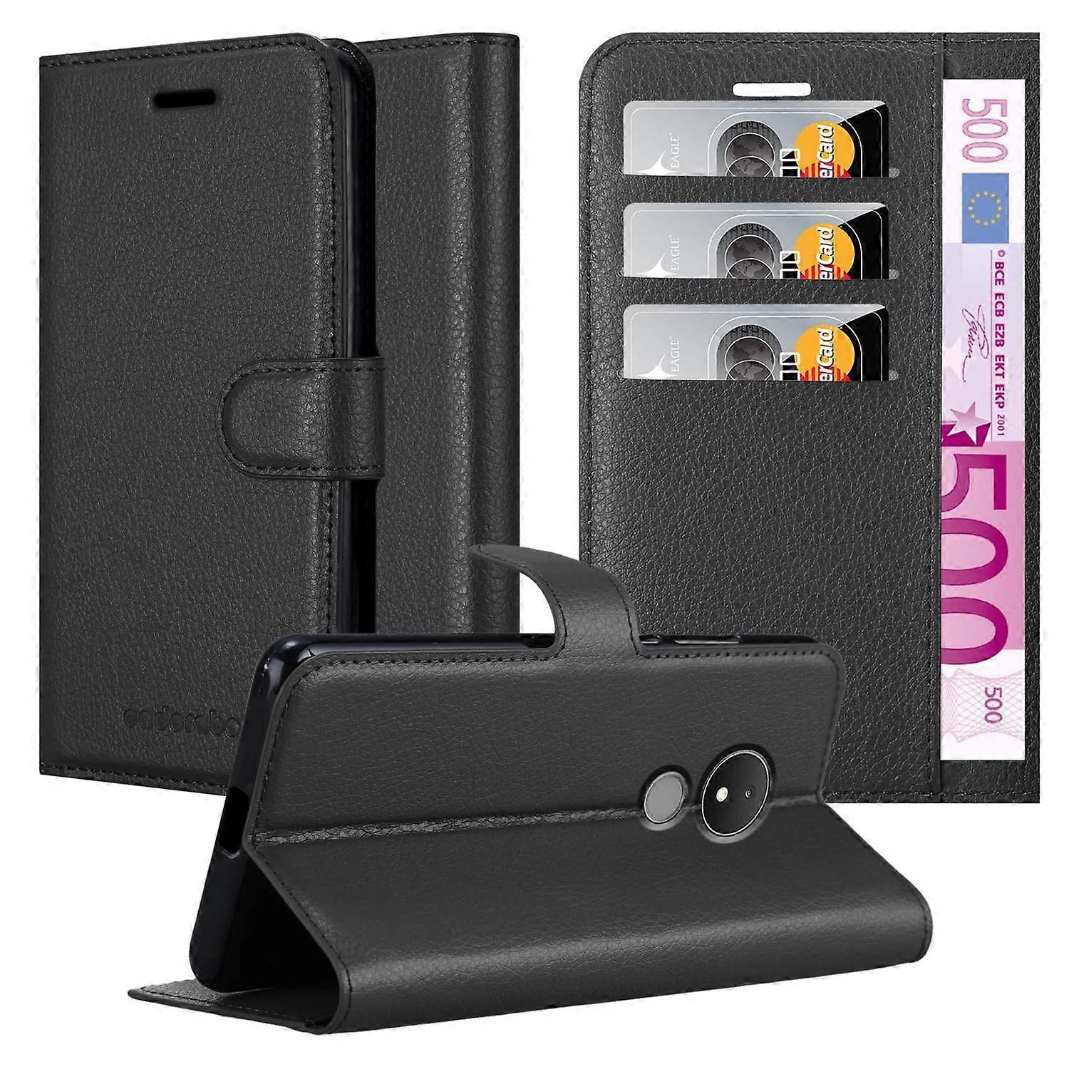 Nokia C21 Case - Protective Case with Card Slots and Stand Function