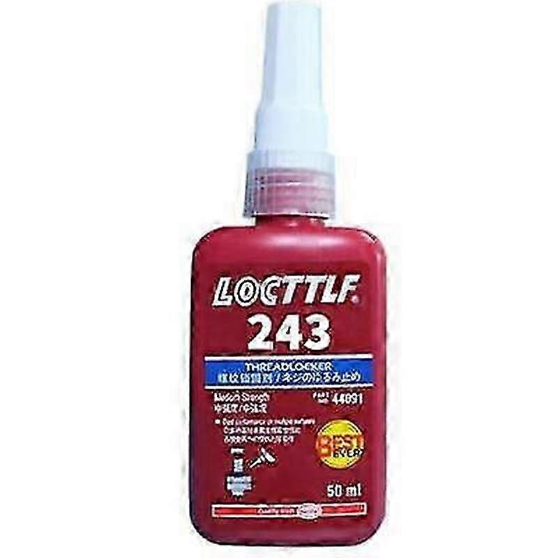 Loctite 243 Thread Lock 50ml Blue Bolt Stud Fast Fix Screw Glue Nut Compound