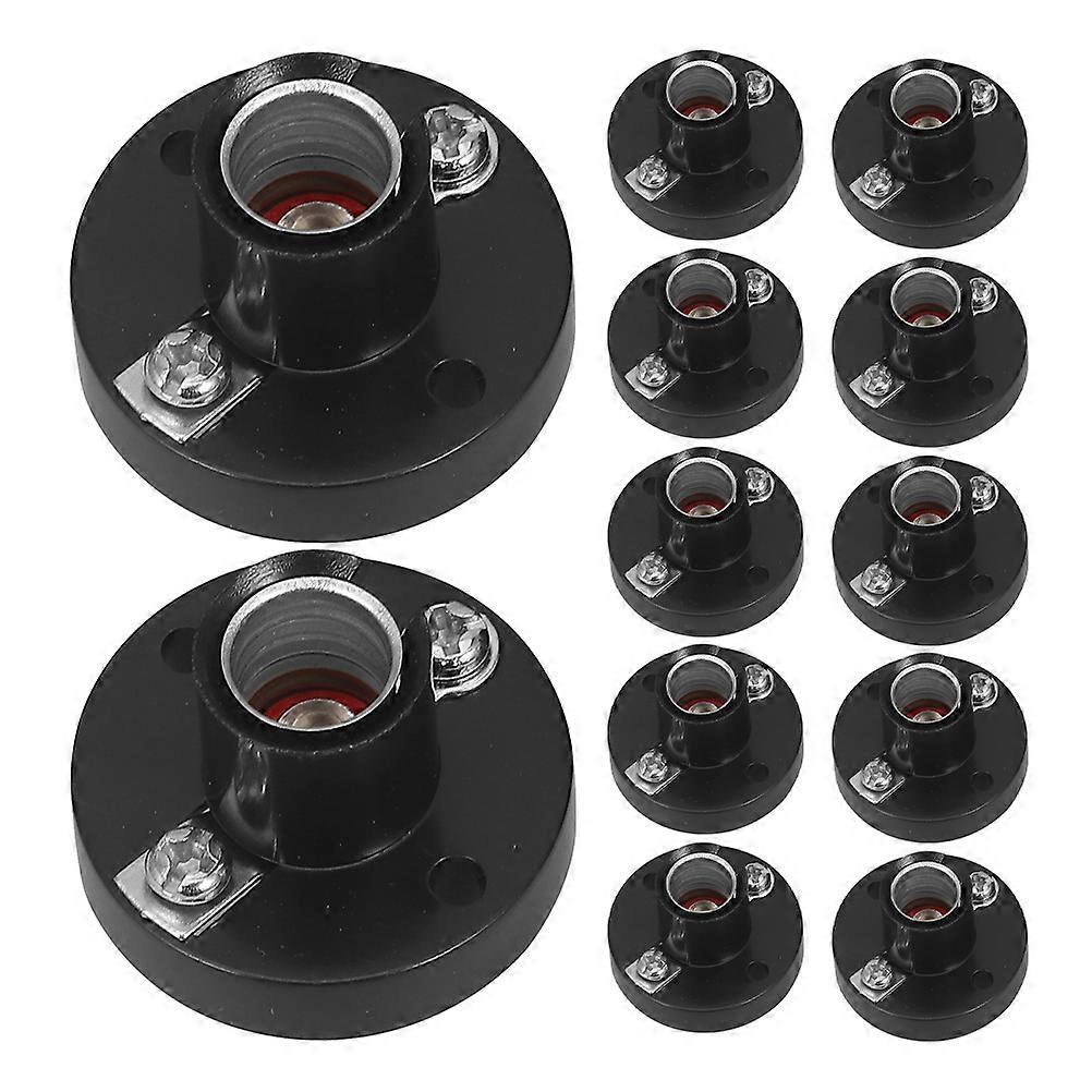 Lamp Socket Small Lamp Base Screw Type For Home Experiment Students Teachers Diy Lighting Accessories 3.00X3.00X2.00CM 20Pcs