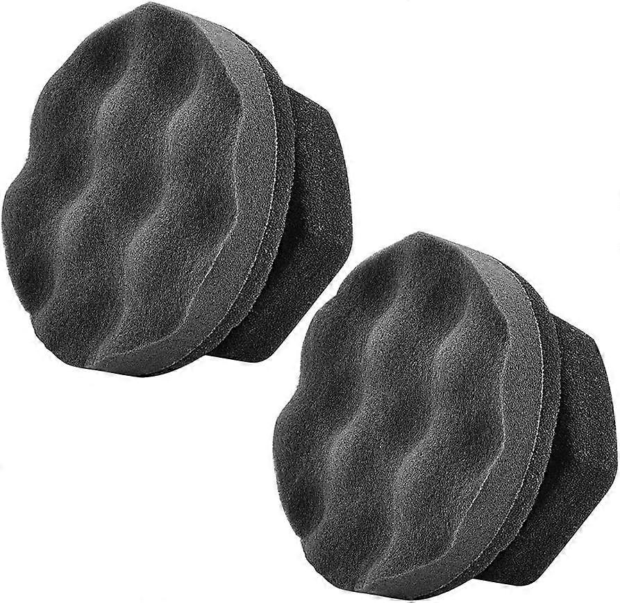 Durable Reusable Hexagonal Grip Tire Polish Applicator Pads for Applying Tire Polish 2-Pack Large Tire Polish Applicator Pads