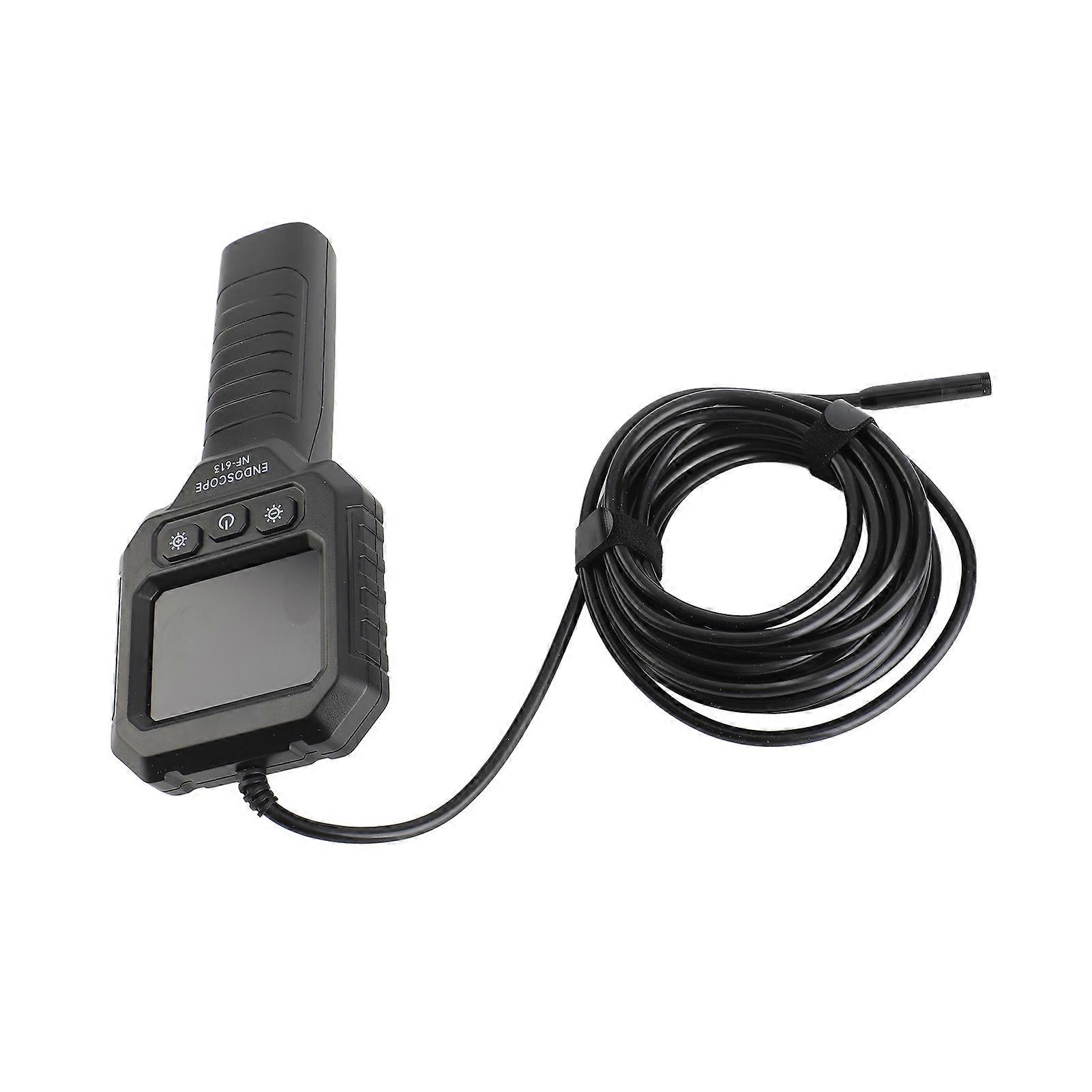 Handheld Endoscope Camera NF-613 2.8in IPS Screen 8LED Black