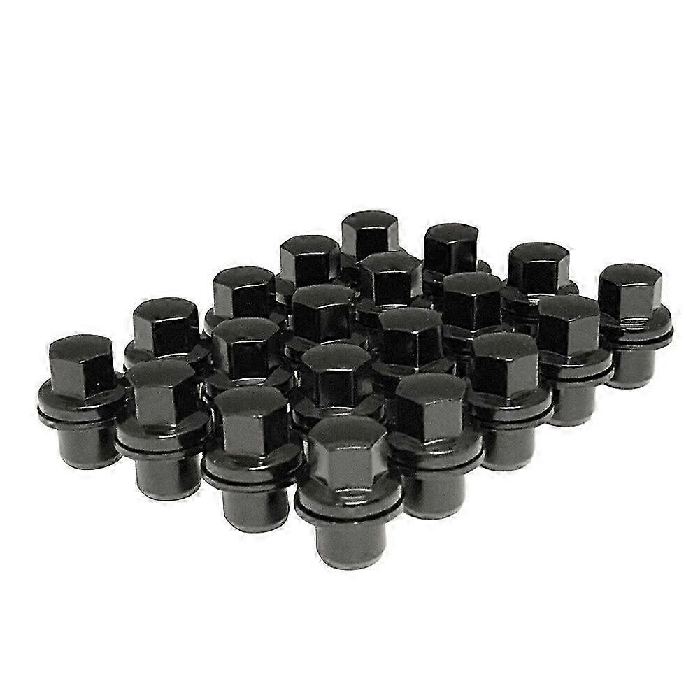 20X Black Lug Nuts M14X1.5 for Land Range Sport LR3 LR4 LR2