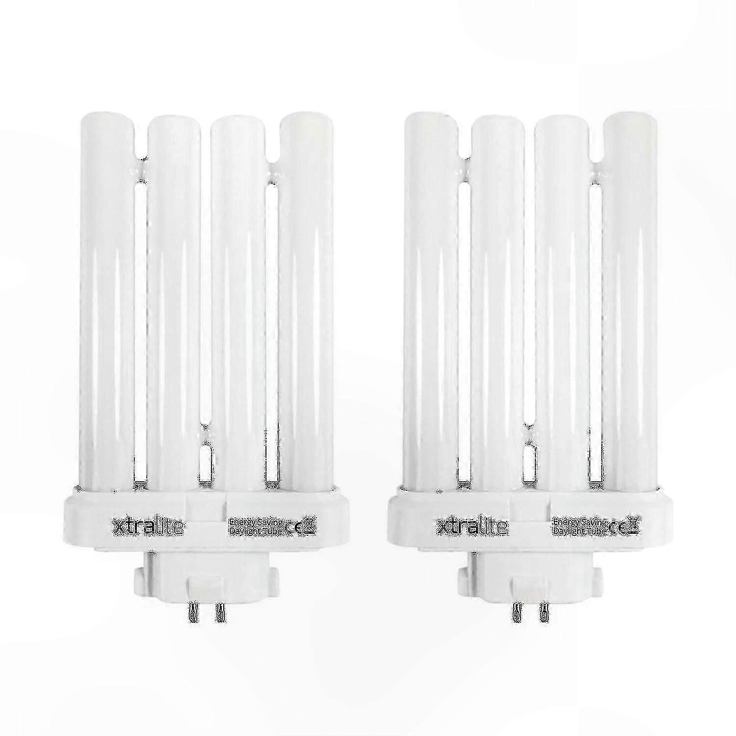 6500K Daylight Bulb for Reading Lamps, 27W Quad Tube with 4-Pin GX10Q-4 Base Replacement