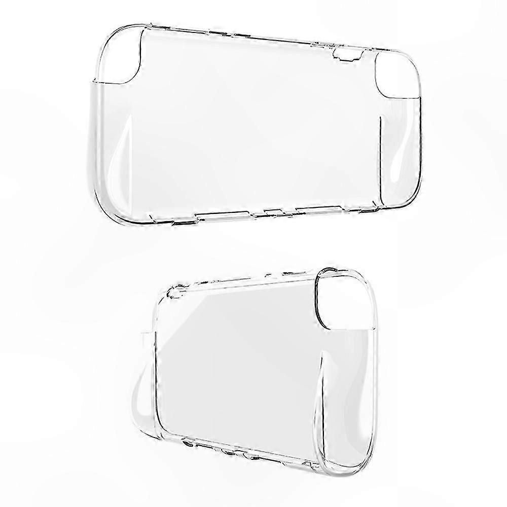 TPU Clear Shockproof Cover for Console - Transparent Protective Case, Black