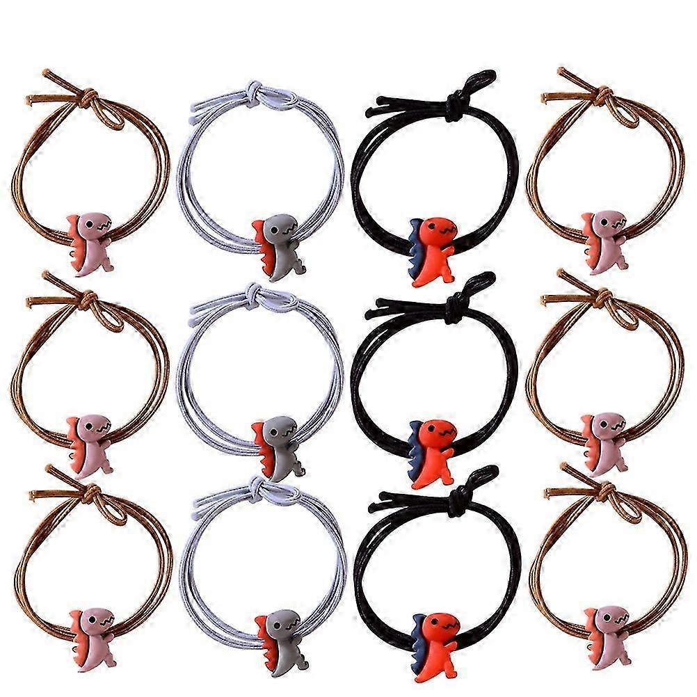 Divertidas piezas de pelo de dinosaurio, cabello funcional y de moda