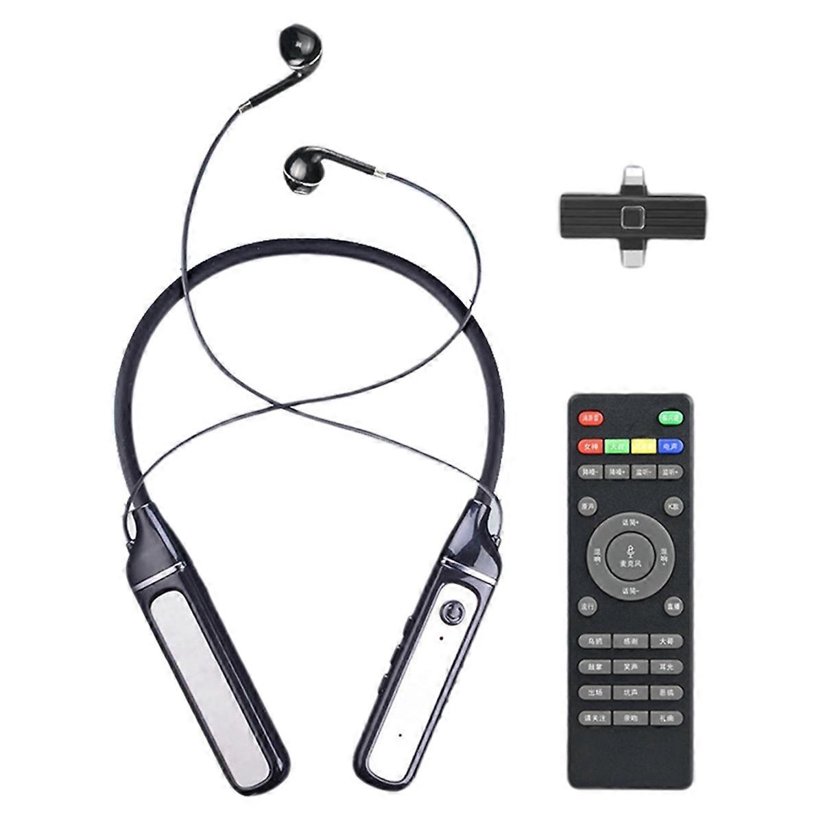 Live Karaoke 5.3 Bluetooth Headset Built-in Sound Card Wireless Receiver Universal Bluetooth Live Headset