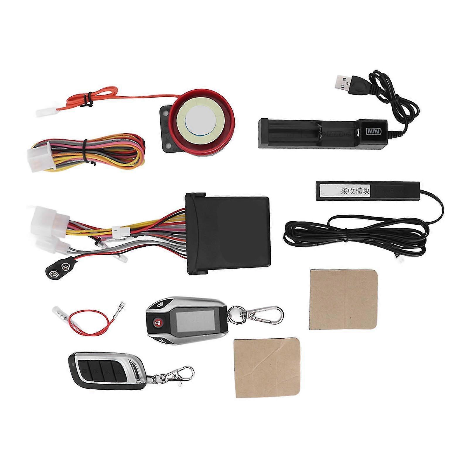 Motorcycle Anti Theft Device,Motorcycle 2 Way Alarm Motorcycle Security System Motorcycle Remote Control Alarm Kit Performance Driven