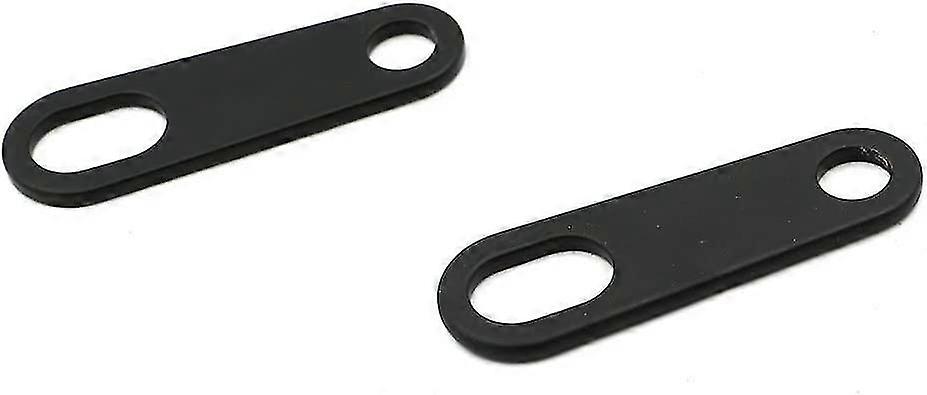 2PCS Black Steel Motorcycle Indicator Rear Turn Signal Repositioning Bracket Lamp Holder Shock Absorbing Bracket for Harley Racer Bobber Chopper Old S