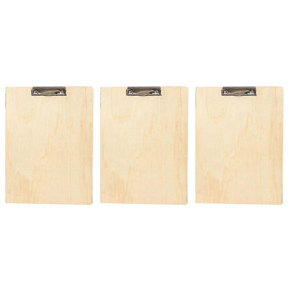 Drawing Board Wooden Sketch Clipboard for Painting 3Pcs High Strength