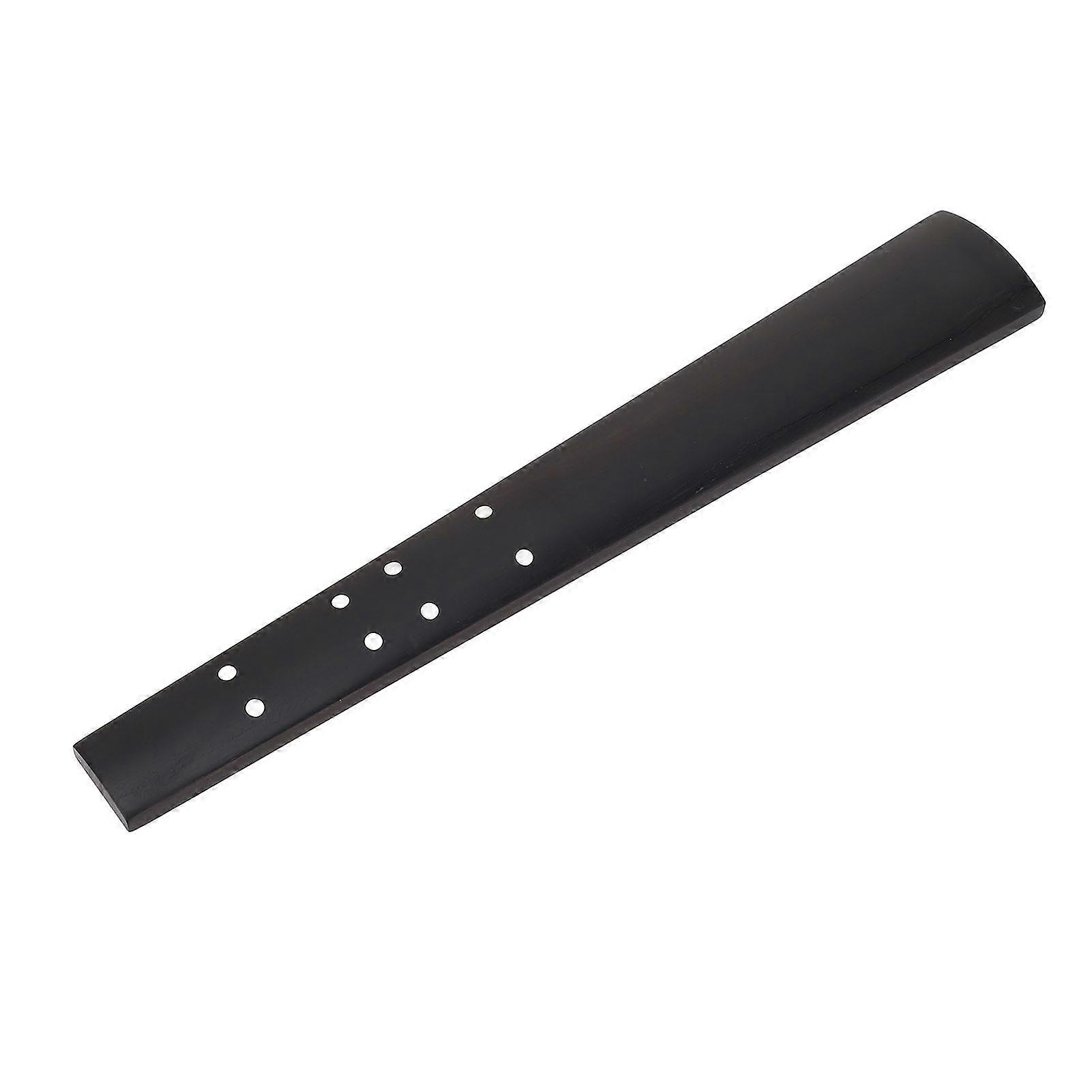 4/4 Full Size Ebony Violin Fingerboard Replacement LN236 Black