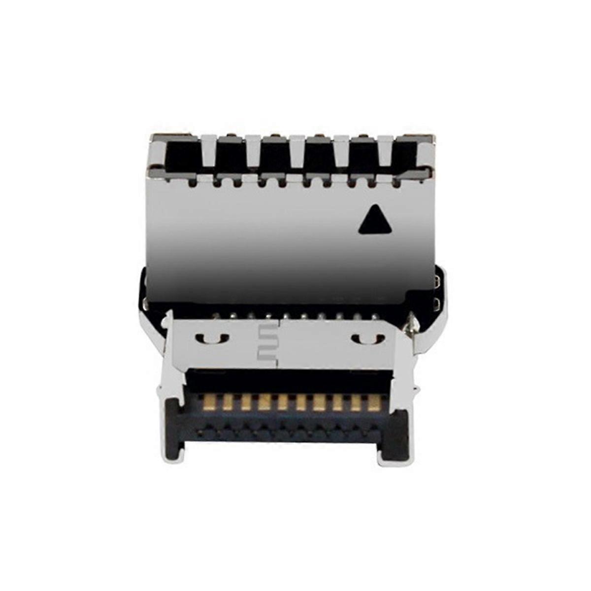 Type-E 90 Degree Computer Motherboard USB3.1 10G Front Type-C Installed Wiring Converter Connector