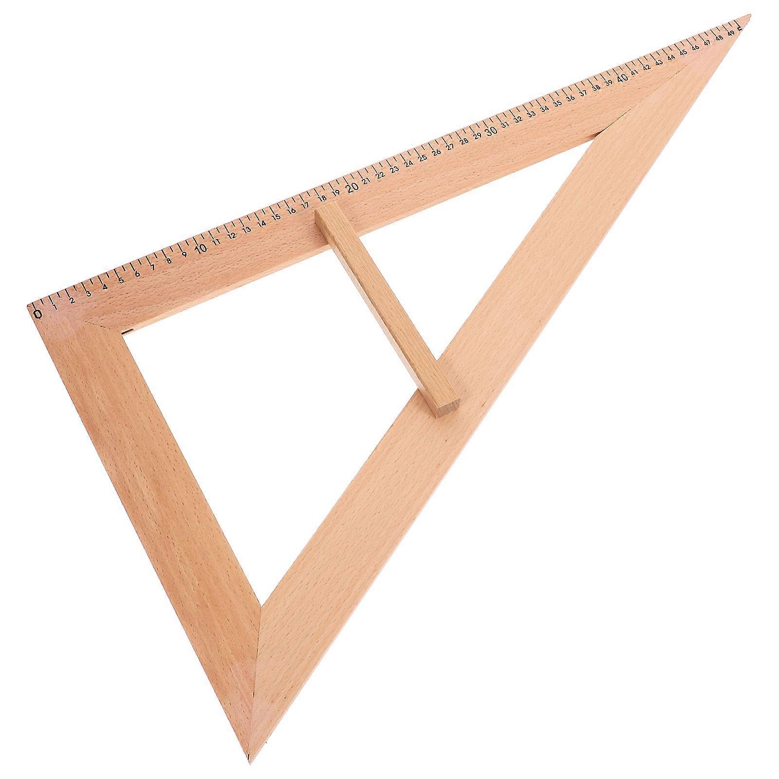 Ruler Teaching Tool Wooden Measuring Ruler for Teaching 4Pcs Classroom Supplies