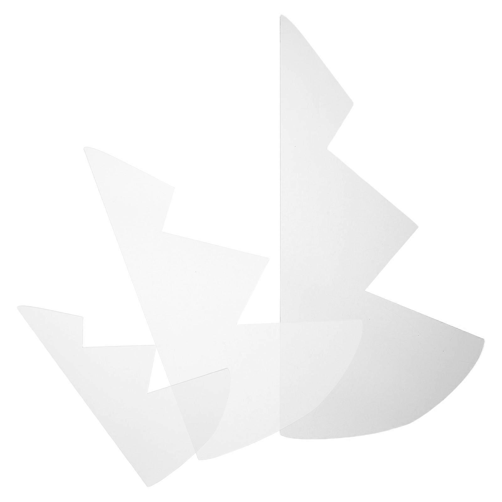 Christmas Tree Sewing Template Acrylic Patchwork Kit 6Pcs