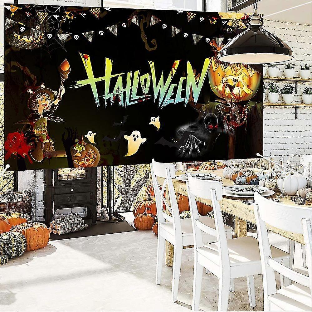 Halloween Background Cloth Ghost Festival Decoration Photo Background Cloth Curtain Happy Helloween Party Decor Trick Or Treat