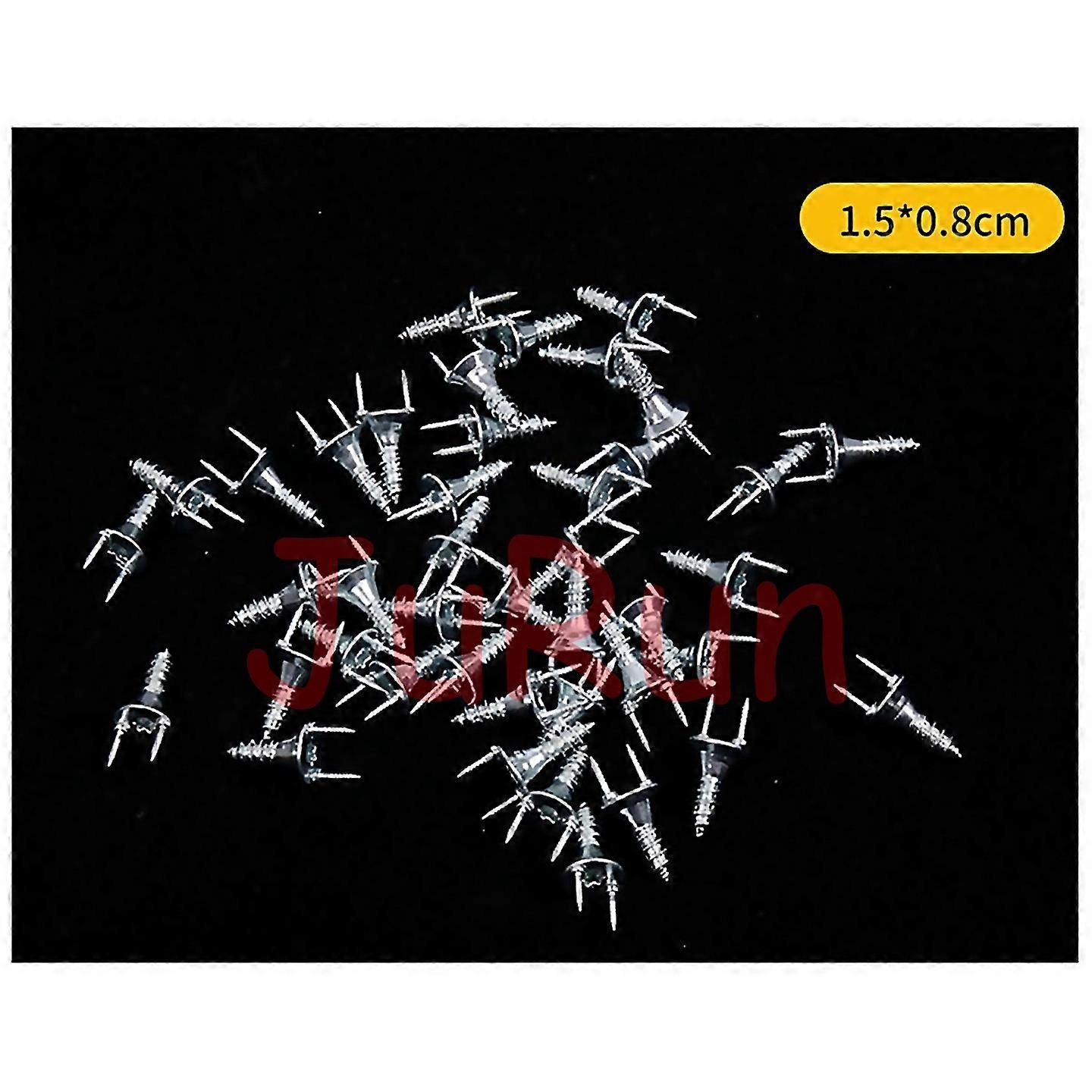 For 50pcs Seamless Nails Doubleheaded Screw Solid Wood Baseboard Seamless Nails Foot Line Special Su