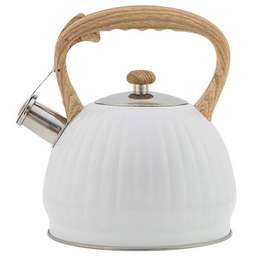 3.5L Whistle Kettle, Truffle White Kitchen Utensils Pumpkin Kettle