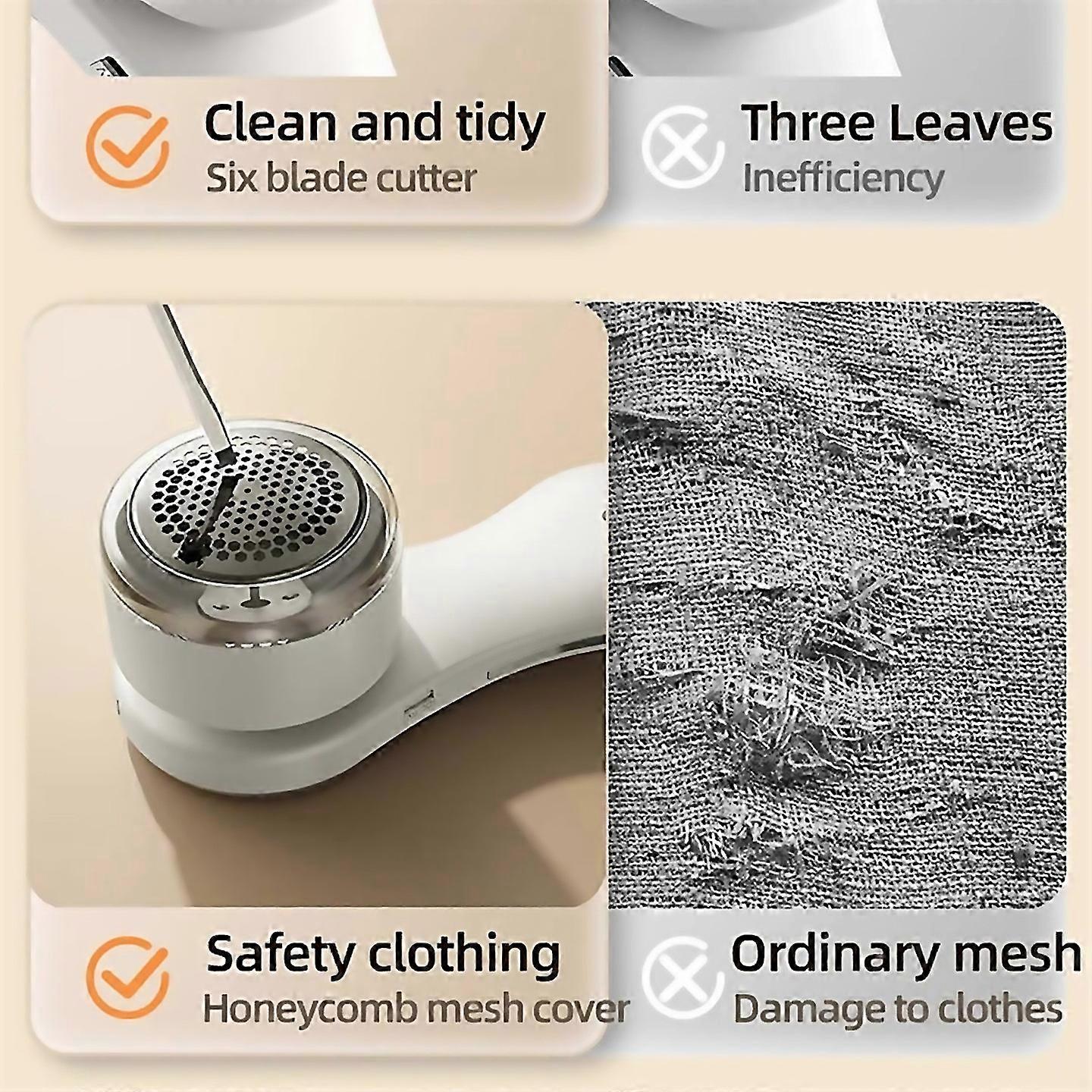 For Usb Lint Remover For Clothes White