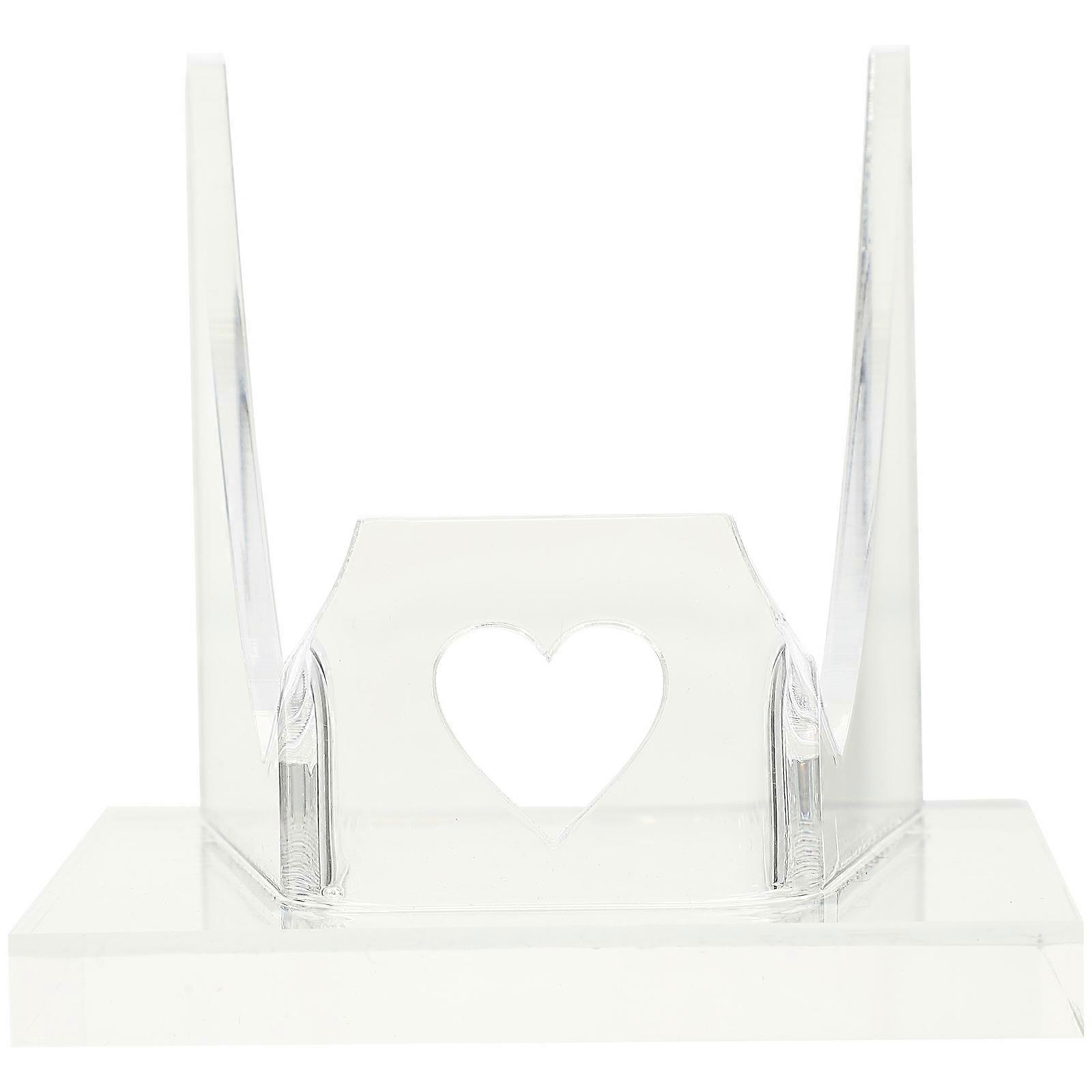Crystal Display Acrylic Stand for Storage 3Pcs Transparent Specimen Holders
