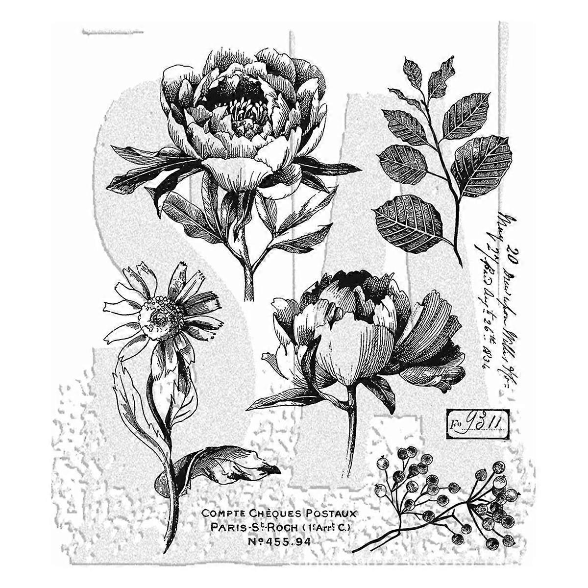 Clear stamp for card making patterns Valentine's Day Christmas TH53