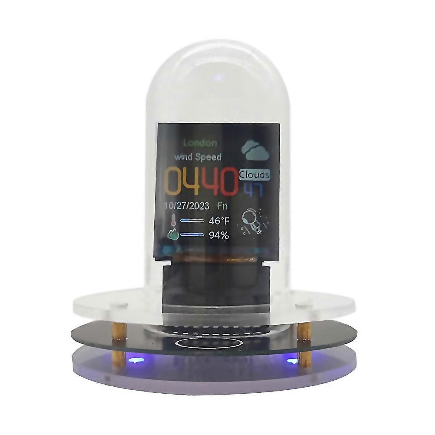 For Rgb Nixie Tube Clock Smart Wifi Networked Led Lightemitting