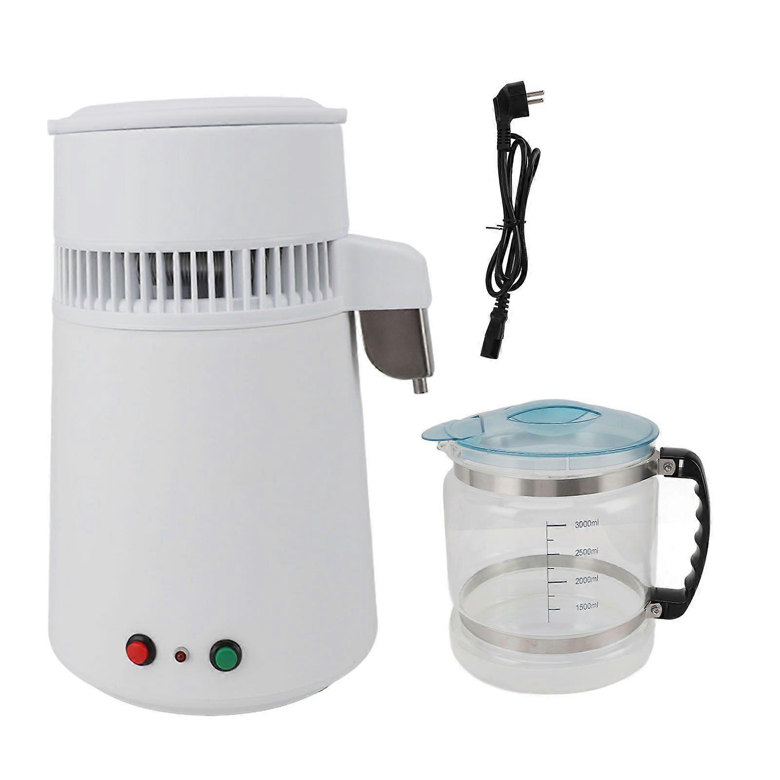 Water Distiller Machine 750W Distilling Pure Water Maker 4L Distilled Water Making Machine for Home Countertop Table Desktop EU Plug 220V