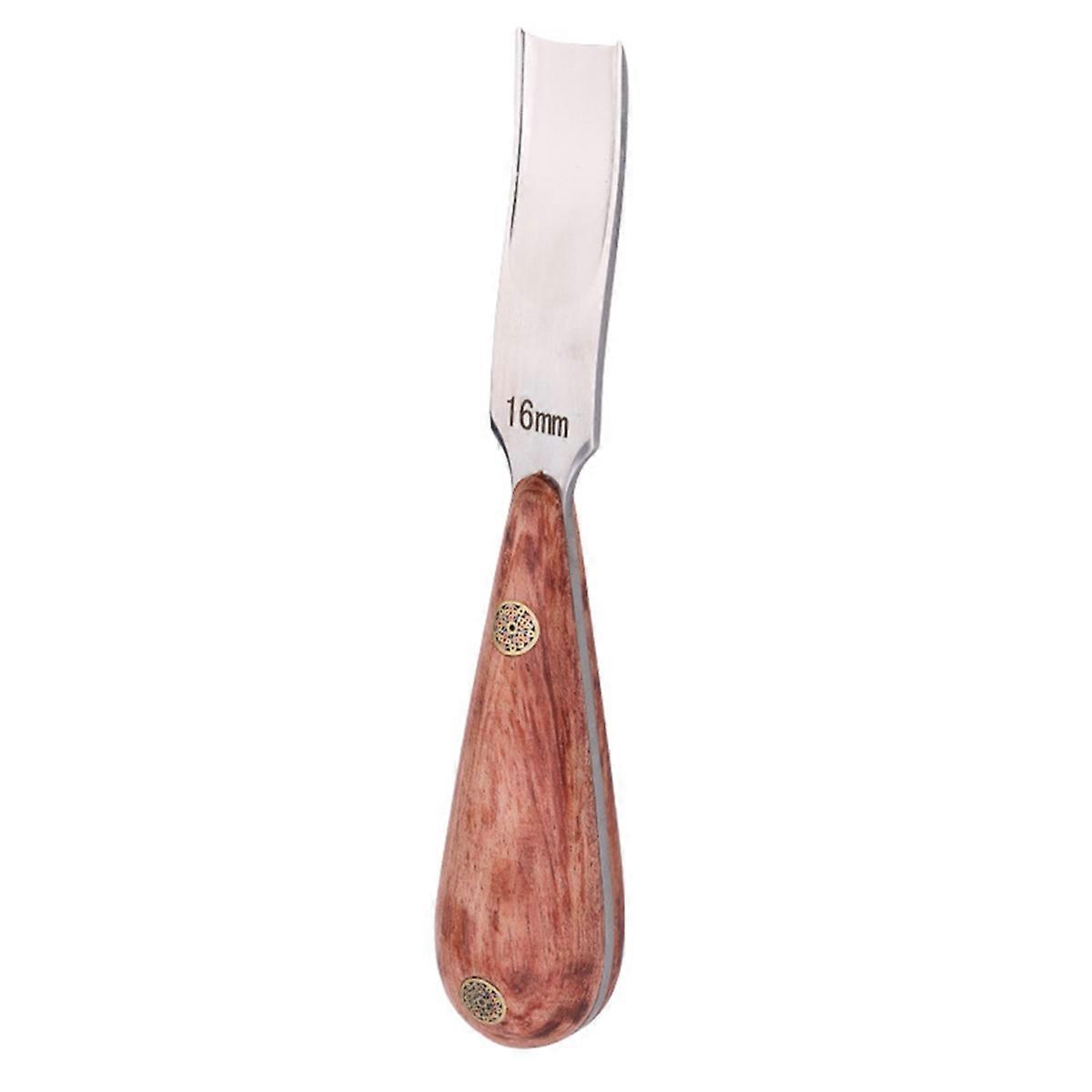 1PC 12-16mm Leather Edge Beveler Skiving Beveling Thinning Pushing Grooving Trench Leathercraft Han