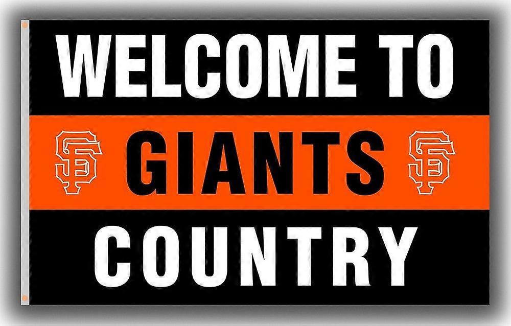 Pamiątkowa flaga drużyny baseballowej San Francisco Witamy w kraju gigantów