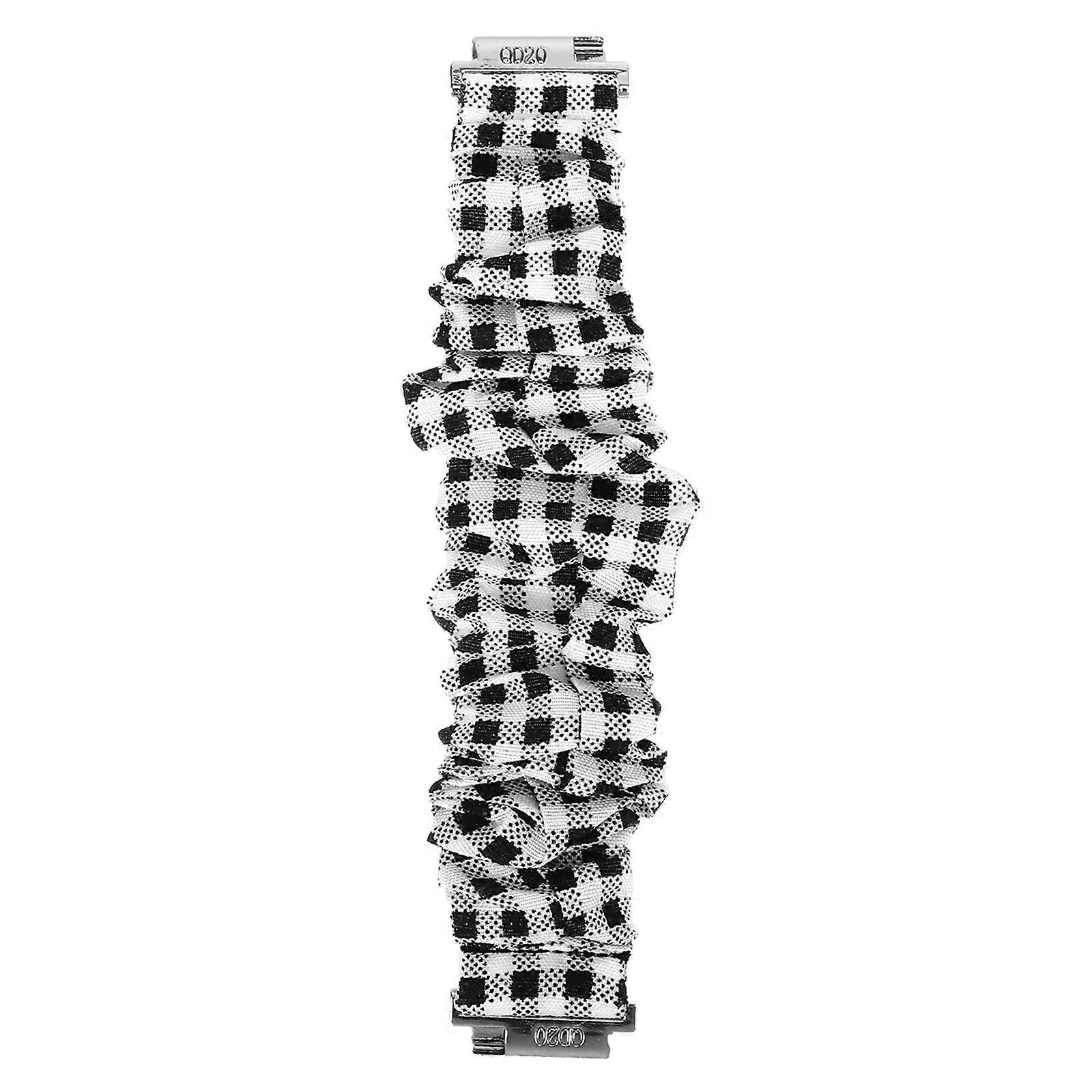 Elastic Watch Band Floral Printed Wrist Strap for Watch Comfortable Fit