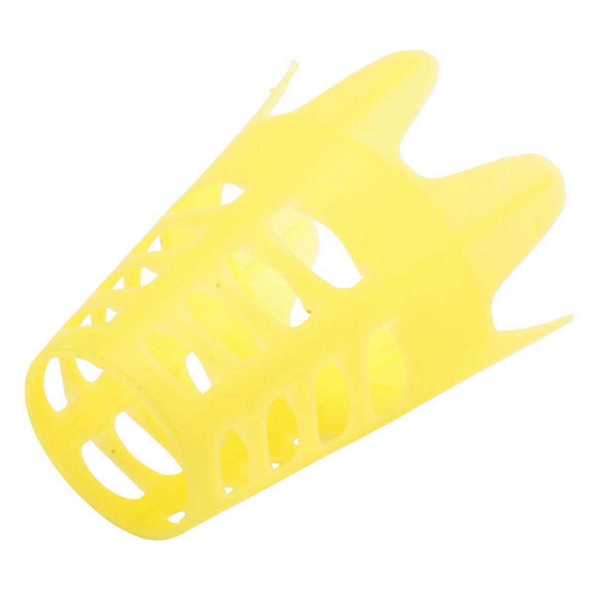Golf Mat Tees Yellow Plastic Golf Simulator Tees for Winter 18Pcs